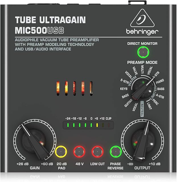 TUBE ULTRAGAIN MIC500USB
