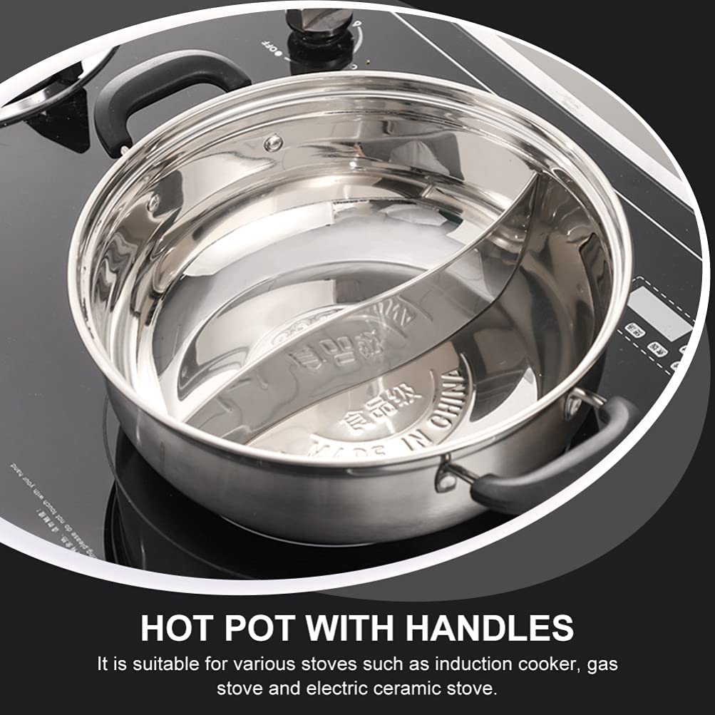 Elektrischer Yin Yang Hot Pot 6L - 1360W Mit 2 Kammern Für 3-4 Personen