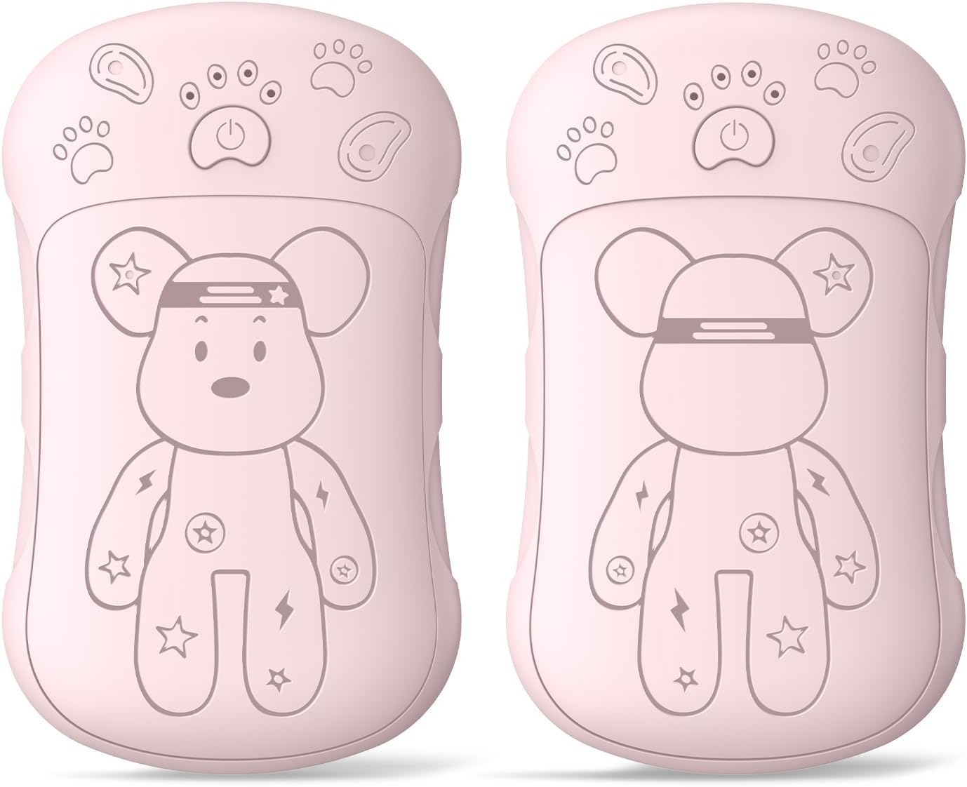 – NALACAL Electric Hand Warmers, 2 Pack Rechargeable Portable Pocket Heater, Dual-Sided Safe Heating, Hand Heater for Christmas, Indoor, Outdoor, Sports, Winter Essentials - Pink