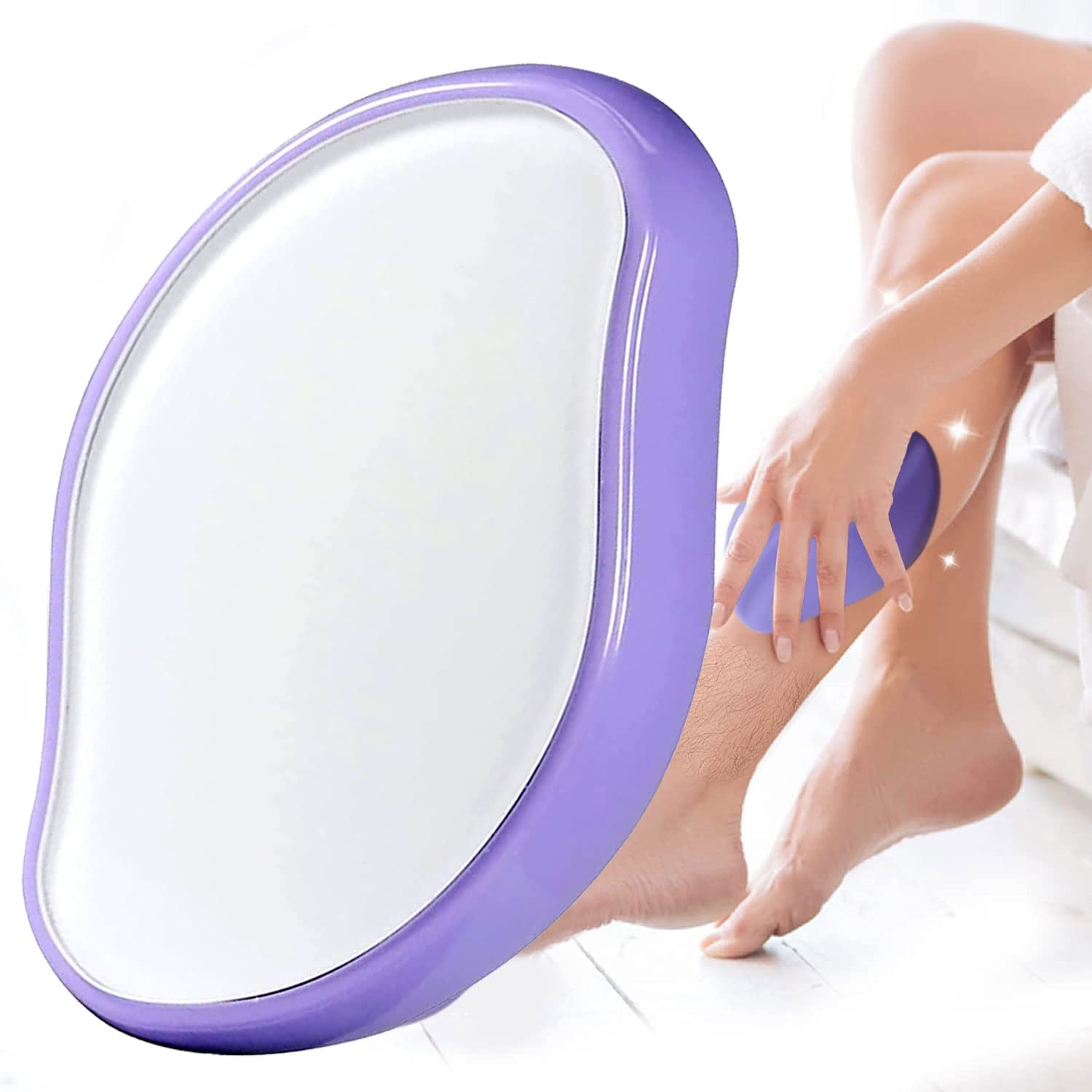 ENLIWISH Crystal Hair Remover For Women And Men - Body Hair Remover Crystal Hair Eraser Painless Hair Removal Tool For Arms Legs And Back, Portable Mild Hair Remover, Reusable & Washable (B0BTJ87K82) Amazon Price History, Amazon Price Tracker