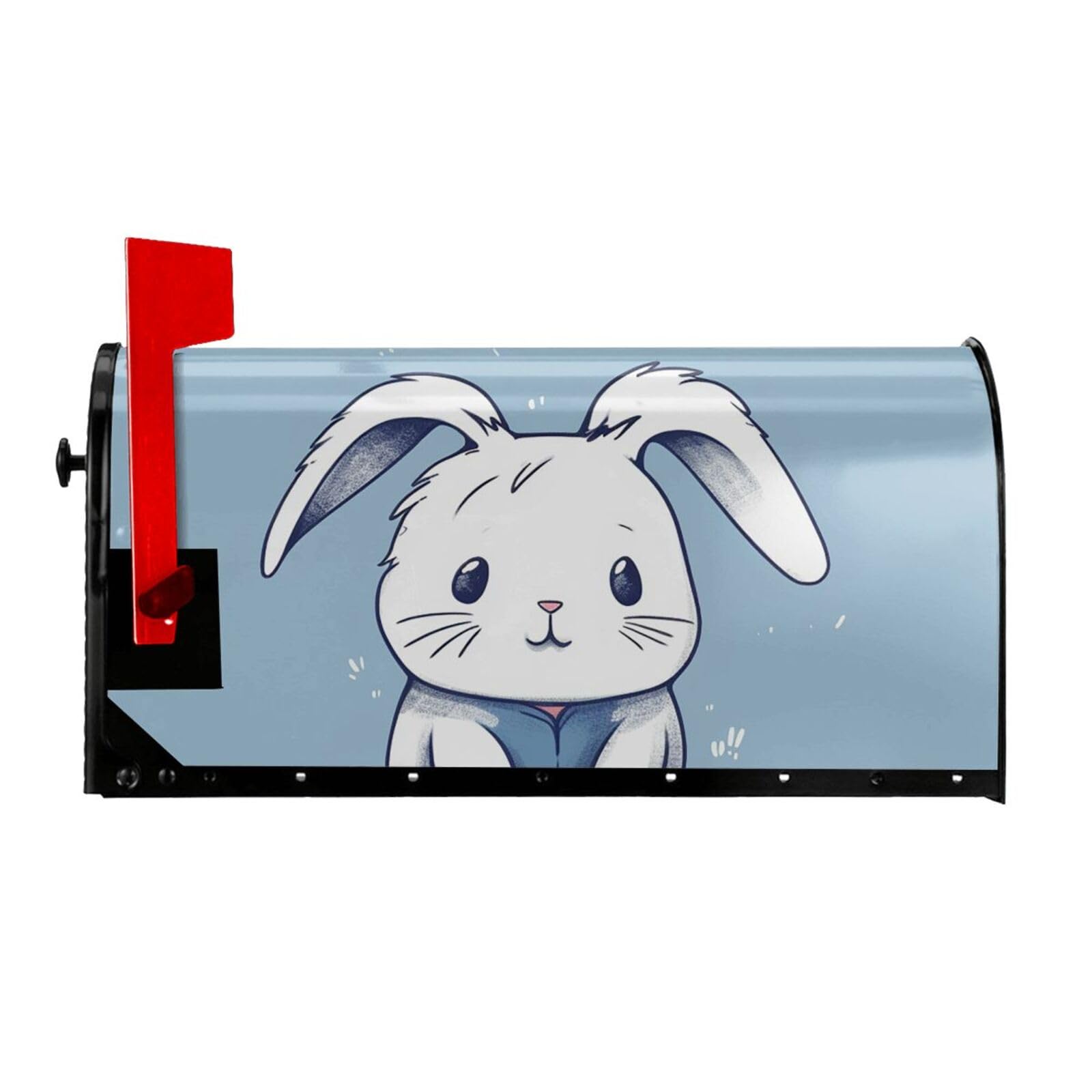 Couverture de boîte aux lettres lapin décorative jardin 53x45cm