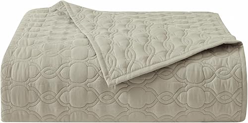 Miniatura 2 de BOURINA Juego de colcha de 2 piezas de microfibra, incluye 1 funda y 1 edredón, tamaño individual de 68 x 86 pulgadas, color beige