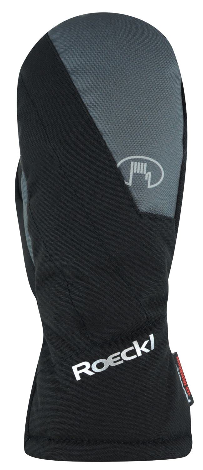 Roeckl Askja Mittens Kids, Negro Manopla 3 2021 Guantes
