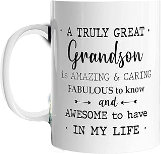 Personalised Mug for a Truly Great Grandson! Perfect Birthday, Xmas or Thank You Gift Idea Fine Bone China or Cermic