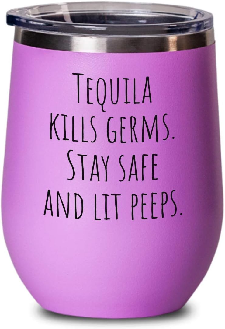 Virus Funny Tequila Shot Glasses Fun Drinking Gifts Wine