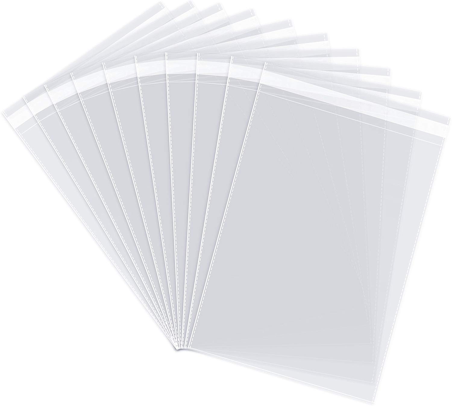 Elysian Ideal for Packing Plastic polythene Clear Transparent Packing pp Pouches for Multipurpose uses Pack of 50,Size (22.86 X 33.02 CM) (B08RWMBXKP) Amazon Price History, Amazon Price Tracker