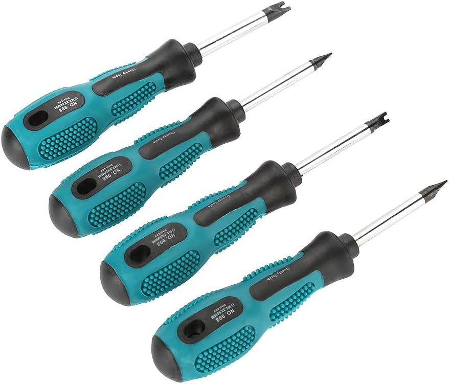 4Pcs U Fork Magnetic Precision Triangle Head Screwdriver Set Multifunctional Hand Tool Kit U Type Screwdriver Driver Tool Kit