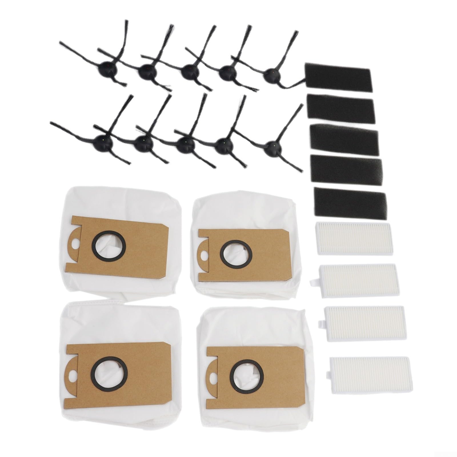 Replacement Filters Side Brush Dust Bags Accessories For Ionvac SmartClean V4 RoboVac,Model 7997