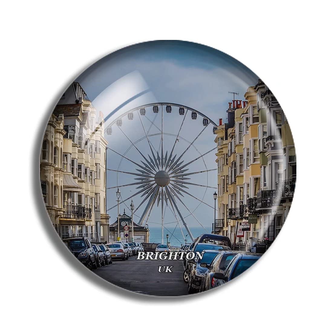 Weekino Crystal Fridge Magnets Brighton Uk Travel Souvenir Funny Sticker For Gift Home Decoration Office Whiteboard
