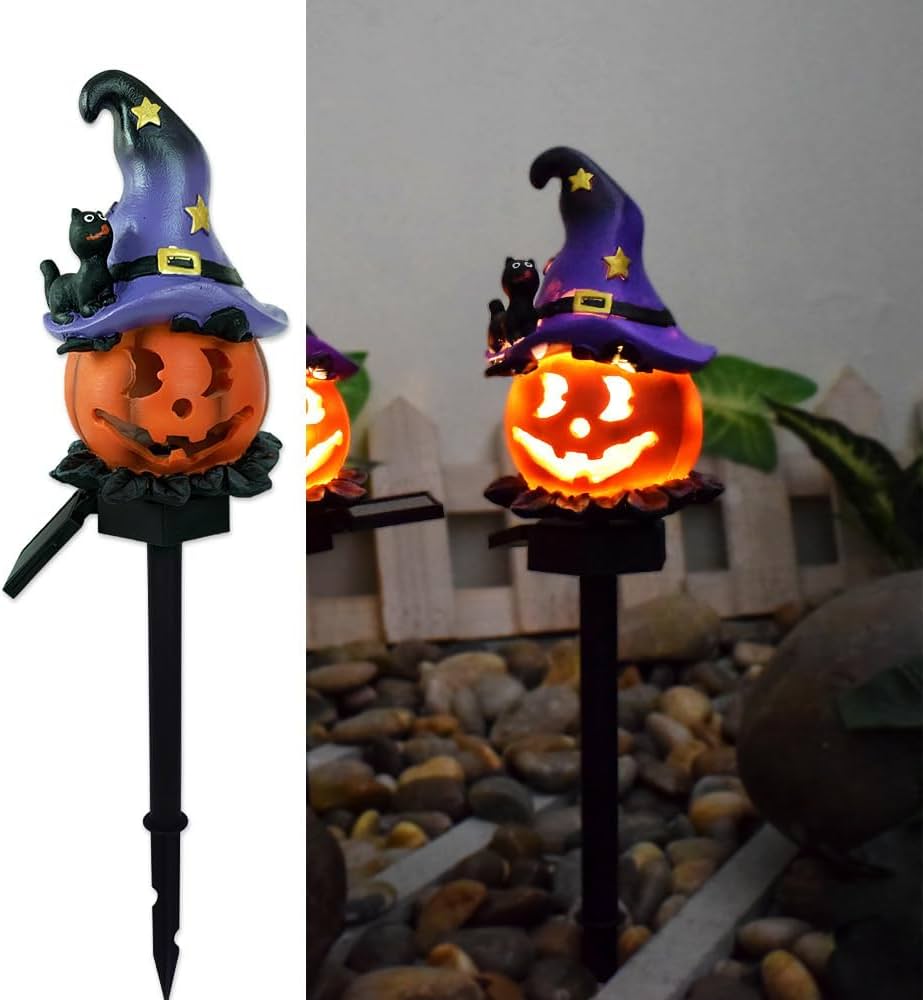 Amazon.co.jp: SITEDAN ハロウィン ソラーライト かぼちゃ ライト