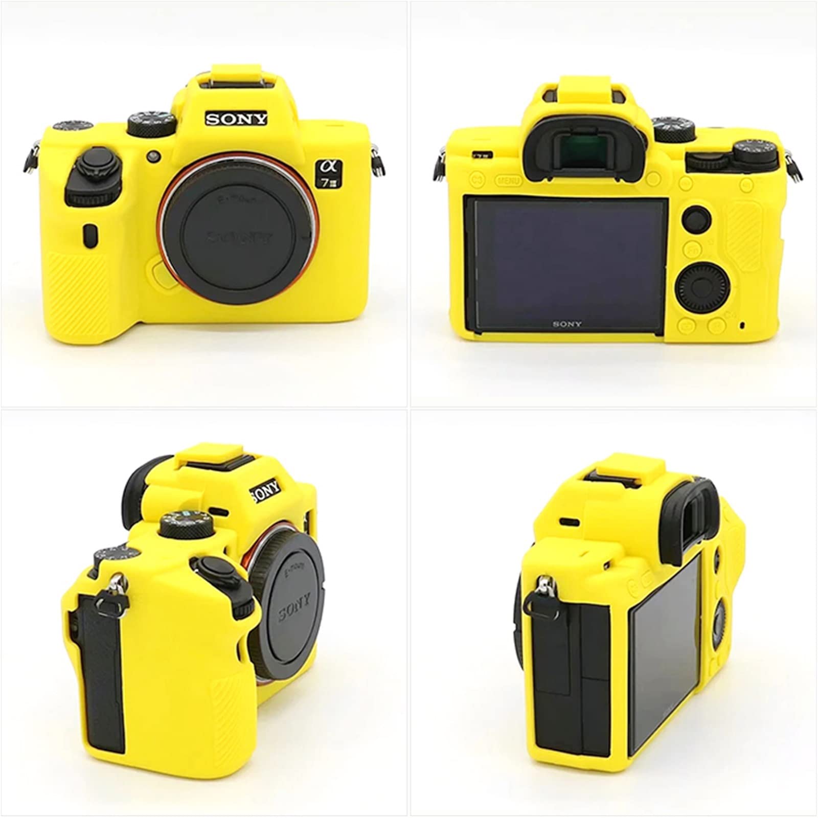 Funda protectora de goma de silicona suave para cámara (4)