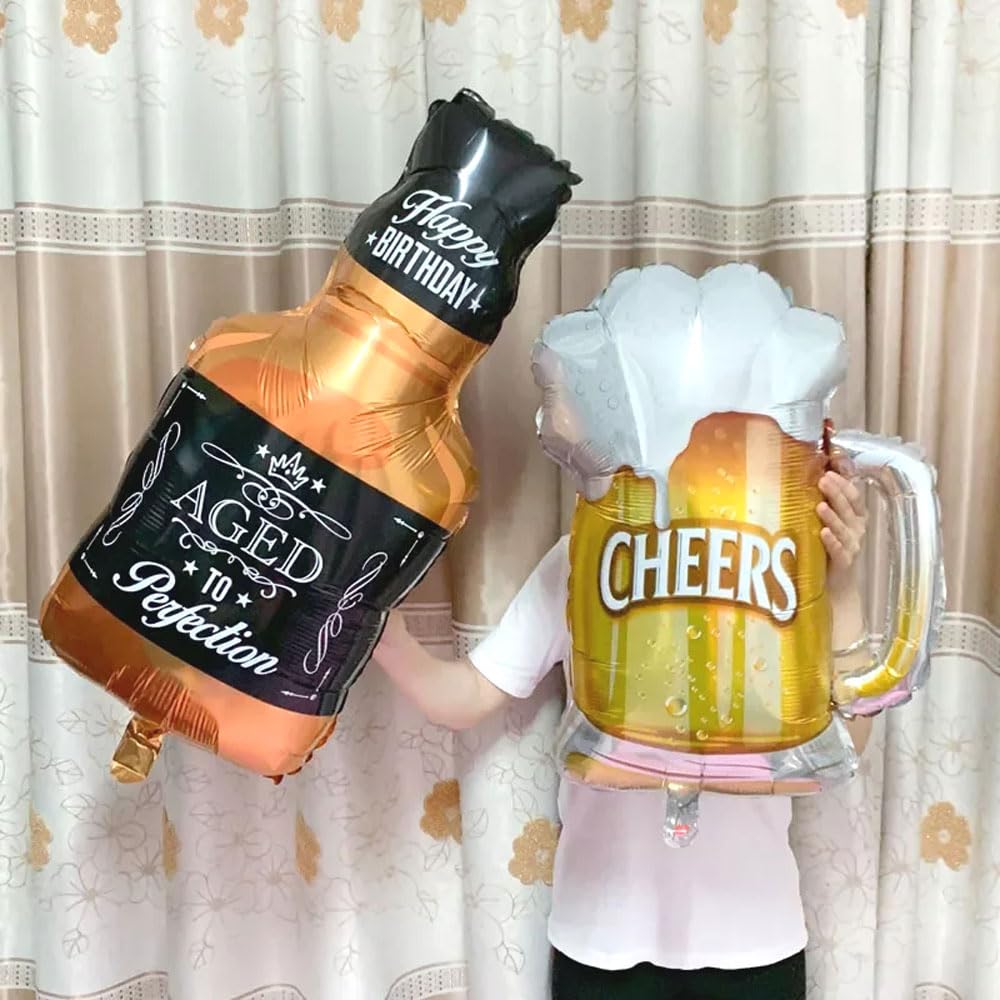 Dekor Spree Foil Wine Bottle Beer Mug