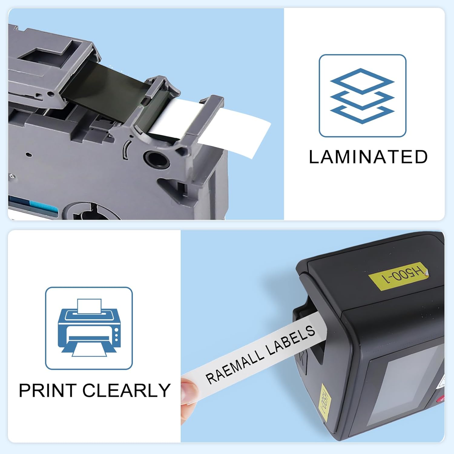 15Pack Label Maker Tape Refill Compatible with Brother P Touch Label Tape TZe-231 TZe231 TZe TZ Tape 12mm 0.47 Laminated White Compatible with Brother P-Touch PT-D210 D220 H110 1280 1290