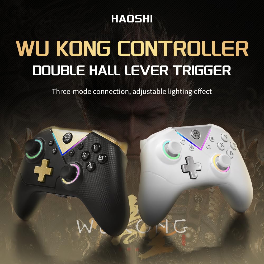 mone New Black Myth: Wukong Game Controller, with Wireless Bluetooth Connection for Steam, PC and Switch