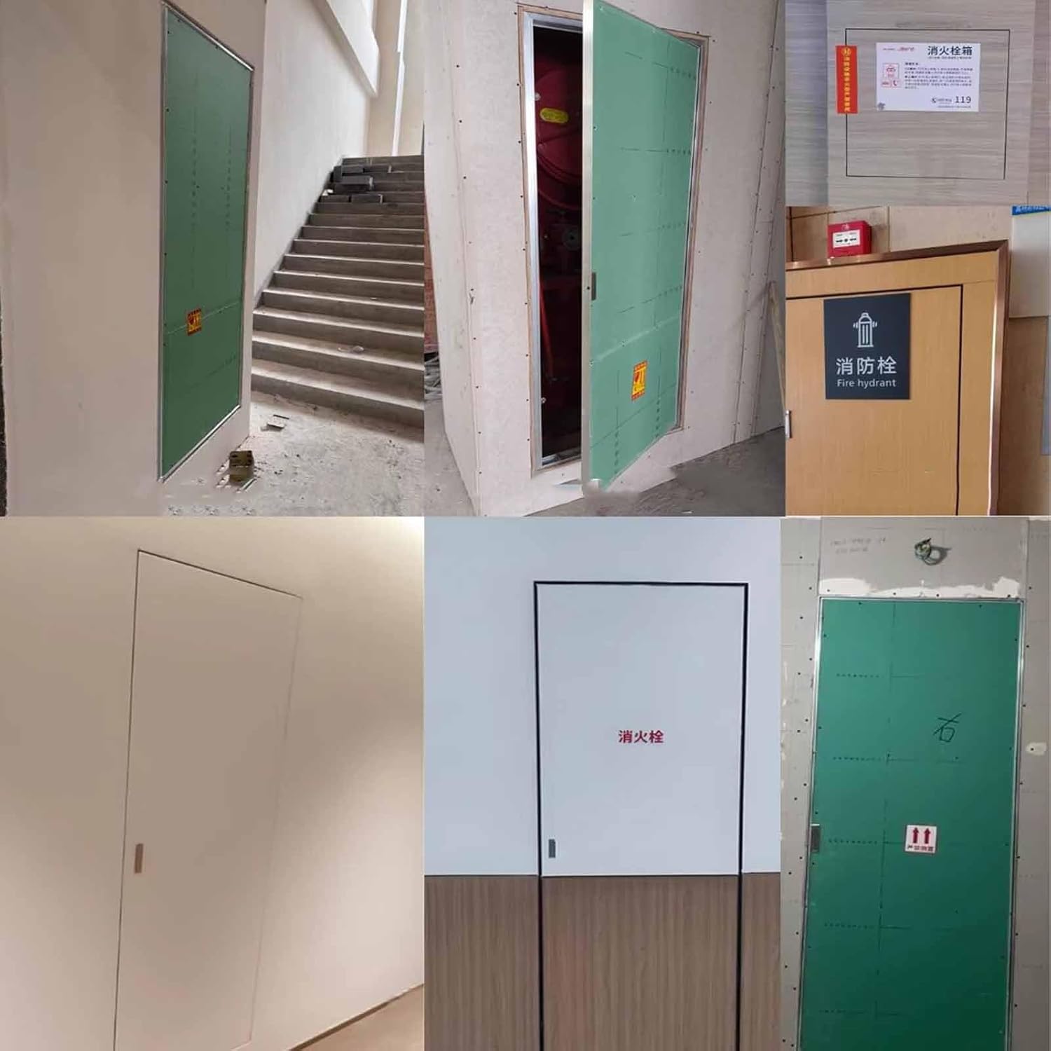 Big Service Shaft Door Panels 12 24 36 44 48 in Wide, Paintable Wall Hole Concealed Door, Metal Wall Access Board for Shopping Mall/fire Fighting Pipeline(24 x 36in/50 x 100cm)