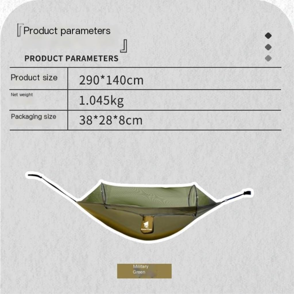 Hammock Camping Hammock Outdoor Swing Adult Indoor Student Dormitory Picnic Camp Single Anti-Rollover Hammock Hammocks for Outside