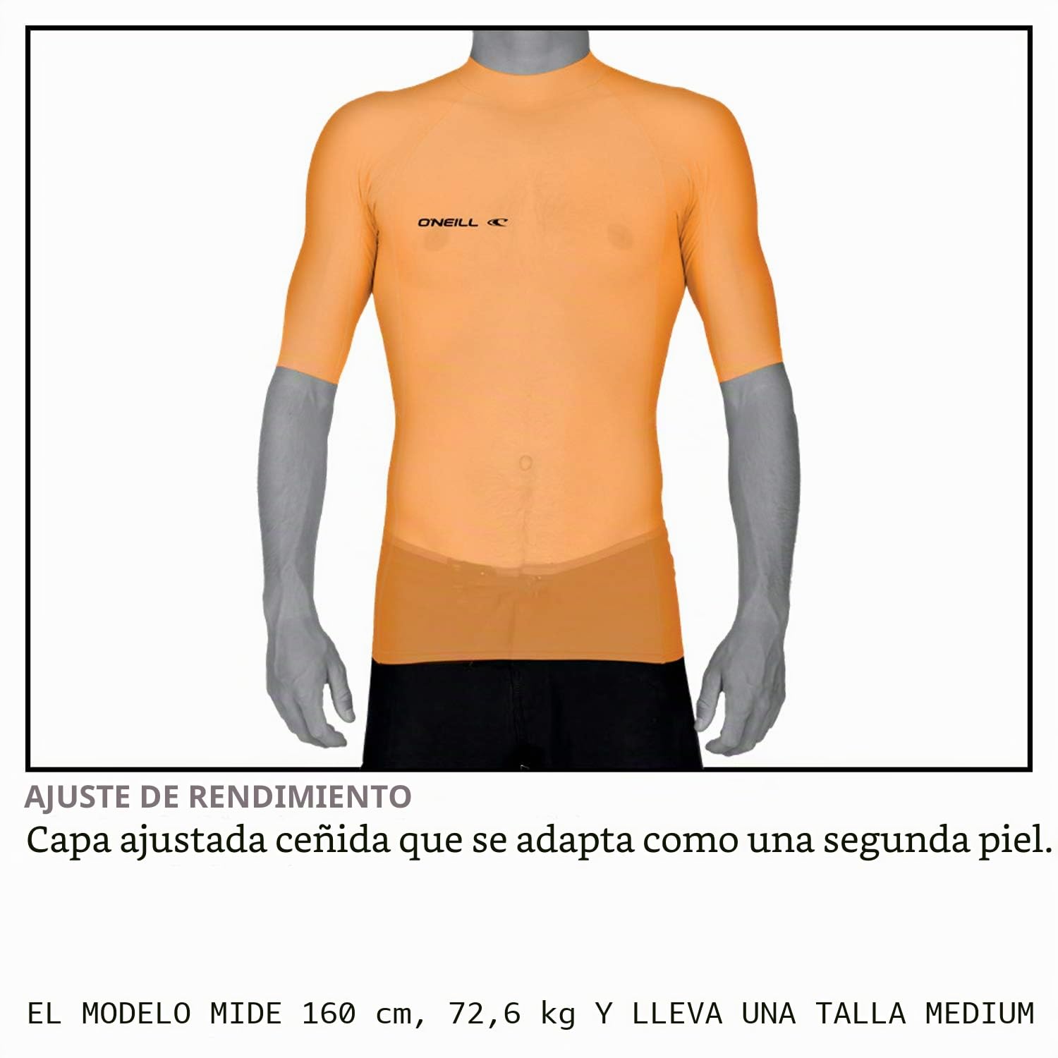 Oneill Wetsuits Camiseta de Surf para Hombre Basic MusicSkins L/S Crew Rash, Hombre, Basic Skins L/S Crew, Negro, Extra-Large