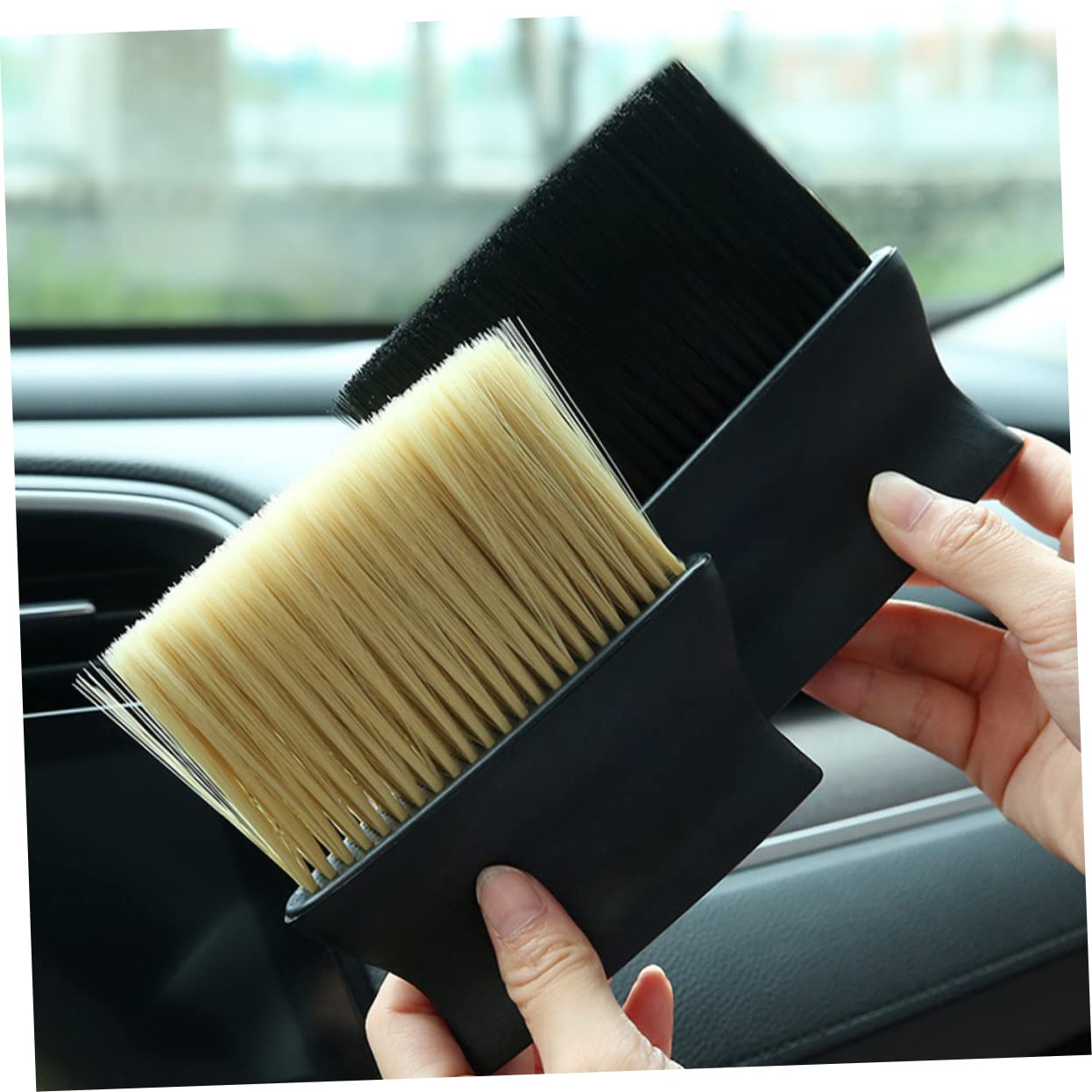 Healeved 20pezzi Spazzole per Auto Detailing per Rimuovere e e Abitacolo per Auto e