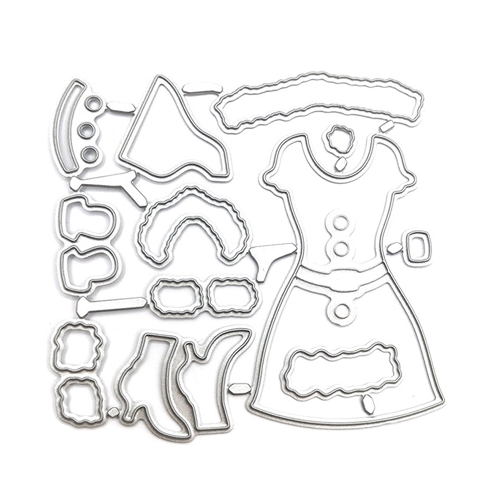Tsophreniq Christmas Series Die Cut Stencils Template Molds Christmas Sleigh Metal Cutting Dies for Album Scrapbooking Decorations Series Metal Cutting Dies Sleigh Die Cut