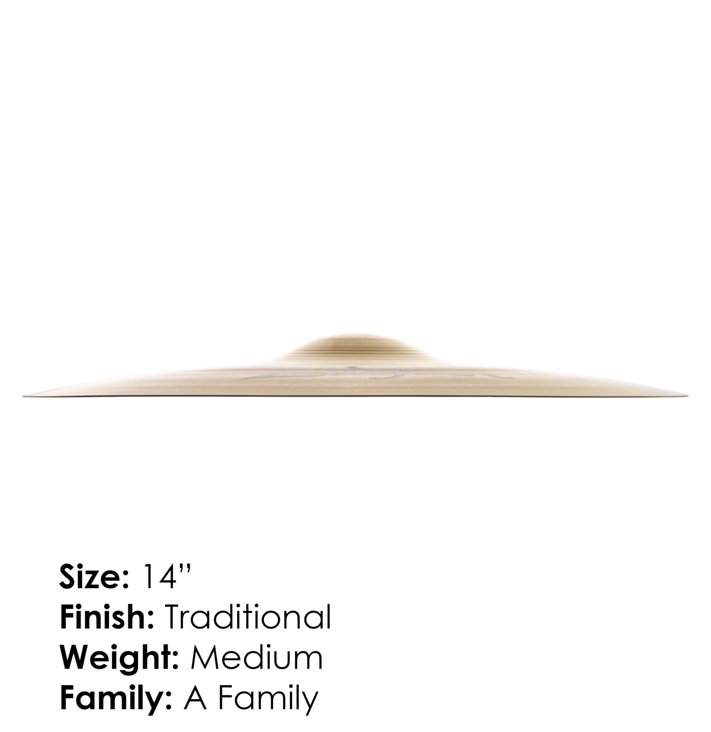 Zildjian A Zildjian Series - 14" New Beat Hi-Hat - Top Cymbal