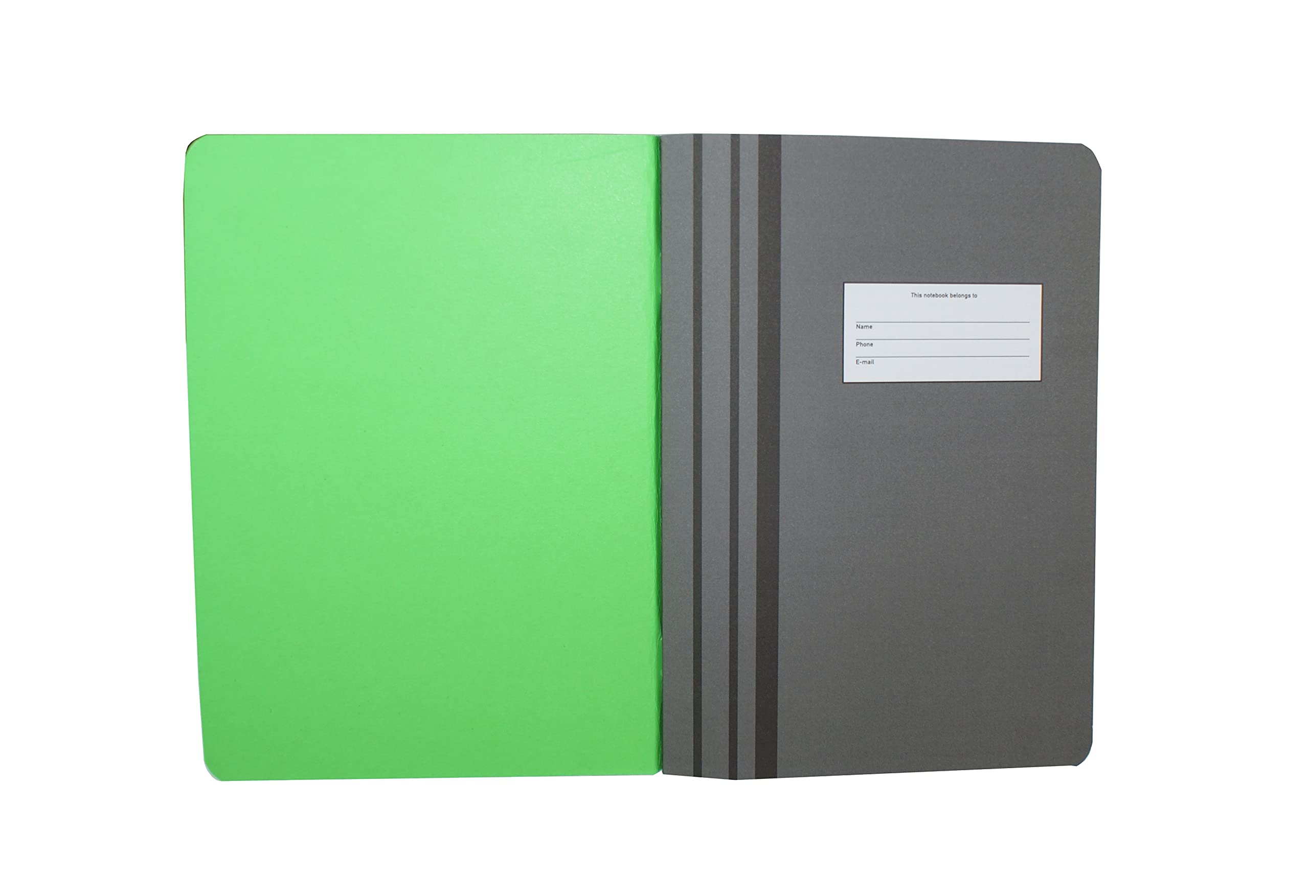 Evaw - Quaderno A4, 48 fogli, 90 g, a quadretti da 5 mm, colore: bianco