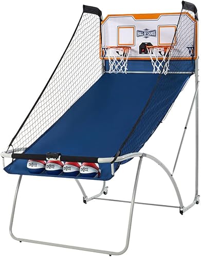 Classic EZ Fold Arcade - Juego de baloncesto, azul, naranja, blanco