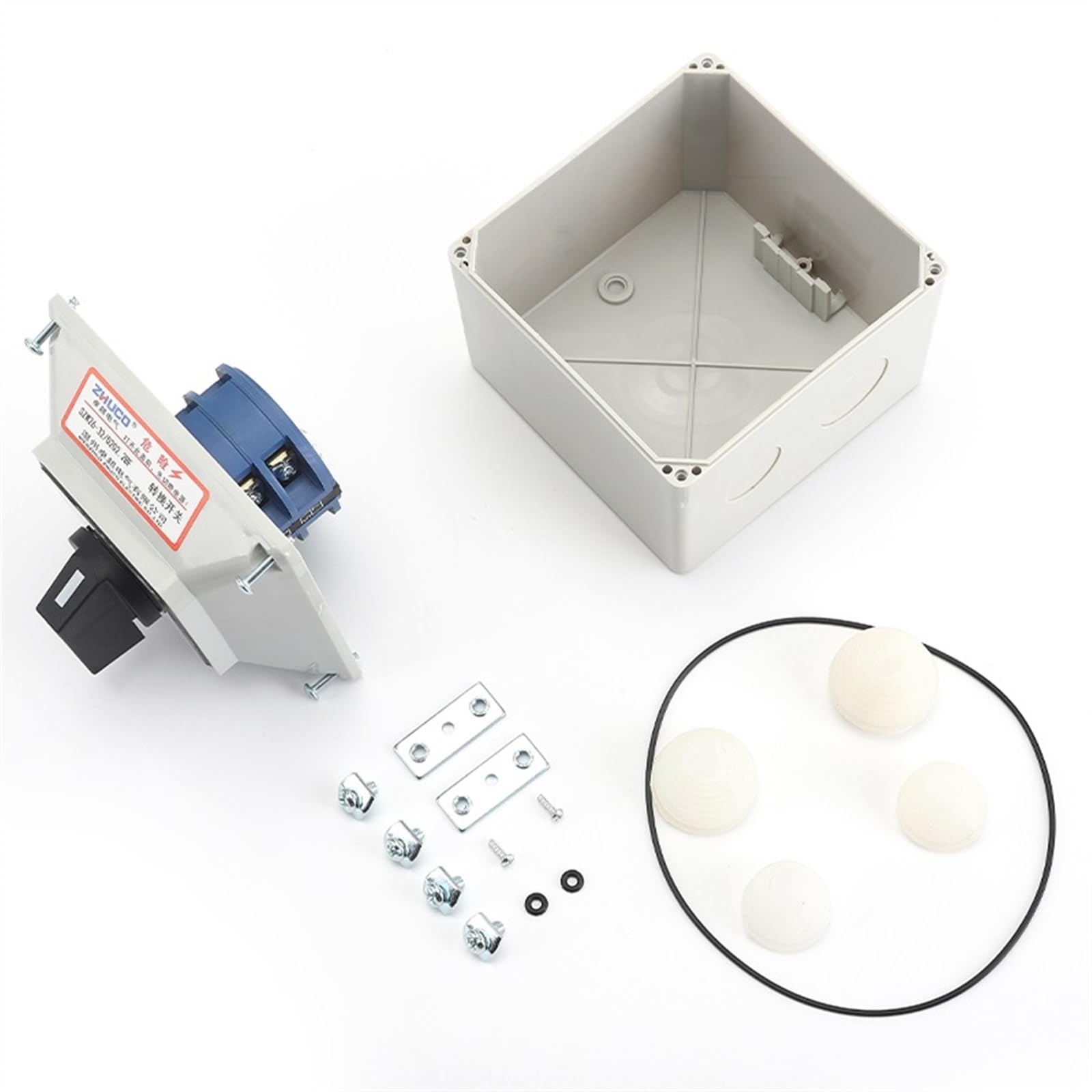SZW26/LW26-32 32A 3 posizioni 2 fasi 1-0-2 commutatore automatico universale con manopola rotativa con scatola impermeabile