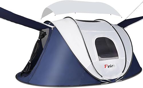 Miniatura 8 de Camping Pop Up Tent, 2-4 Person Automatic Easy Setup Tents, 2 Doors-Instant Popup Family Tents for Camping, Hiking, Traveling