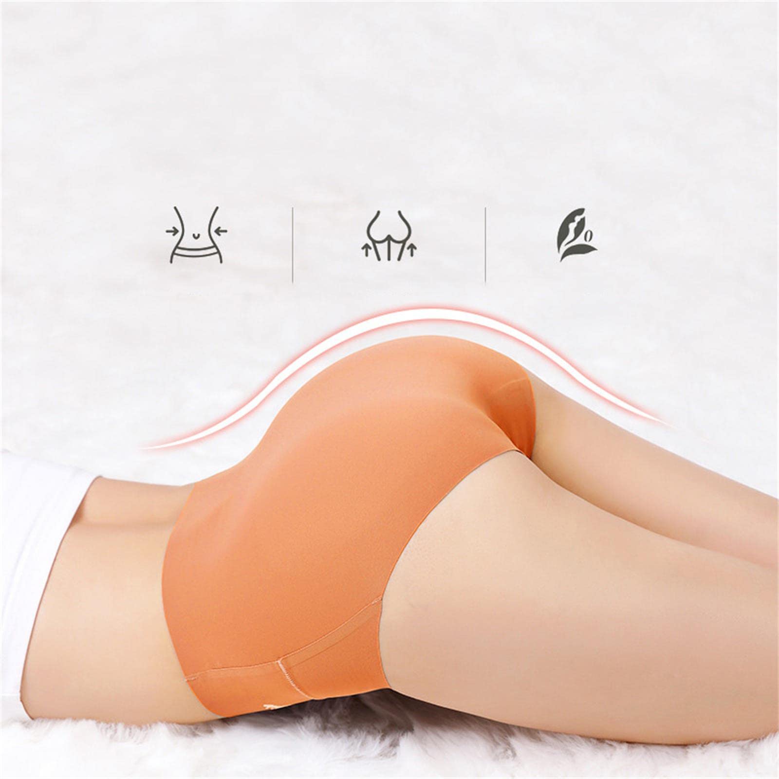 UKKO Slip Donna 4Pcs / Lot Mutandine Sexy per Le Donne Ice Silk Slip Lingerie Senza Soluzione di continuità