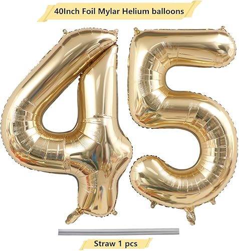Miniatura 98 de 40 Inch Light Gold 18 Number Balloons White Gold Giant 18 Foil Mylar Helium Large Digital Balloon Champagne Gold Birthday Numbers Jumbo Balloons