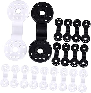 MERRYHAPY 50 pçs pasta de rede clipes pretos para sombra de sol clipe de rede clipes de tecido PE polietileno grampos de estufa acessórios de fixação clipes para luminária multiuso ao ar livre barraca preta