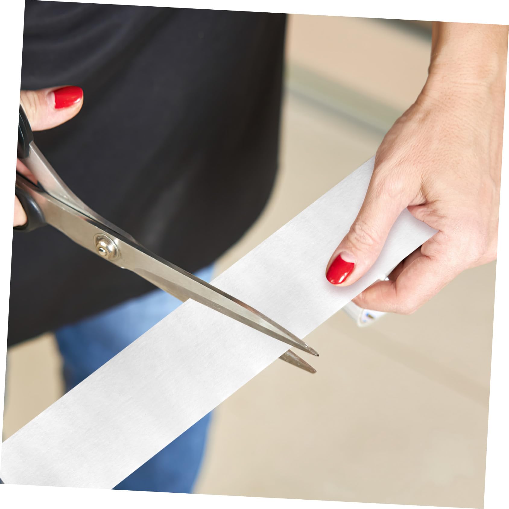 UKCOCO Ruban Adhésif D’emballage Papier Kraft Blanc 45 Mm x 30 m Autocollant Inscriptible 2 Rouleaux Polyvalent Pour Scellage Et Fixation Colis Usage Quotidien