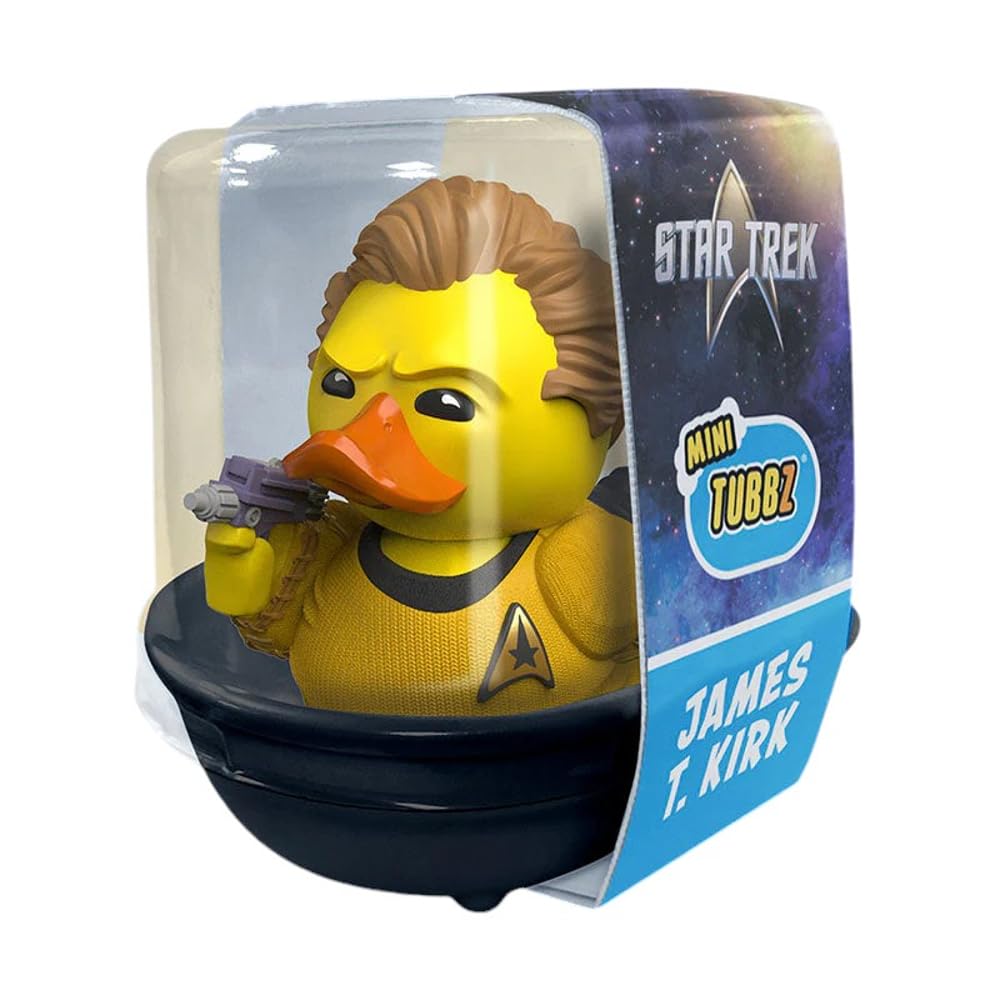 TUBBZ Mini James T. Kirk Collectible Vinyl Rubber Duck Figure - Official Star Trek Merchandise - Sci-Fi TV, Movies & Video Games