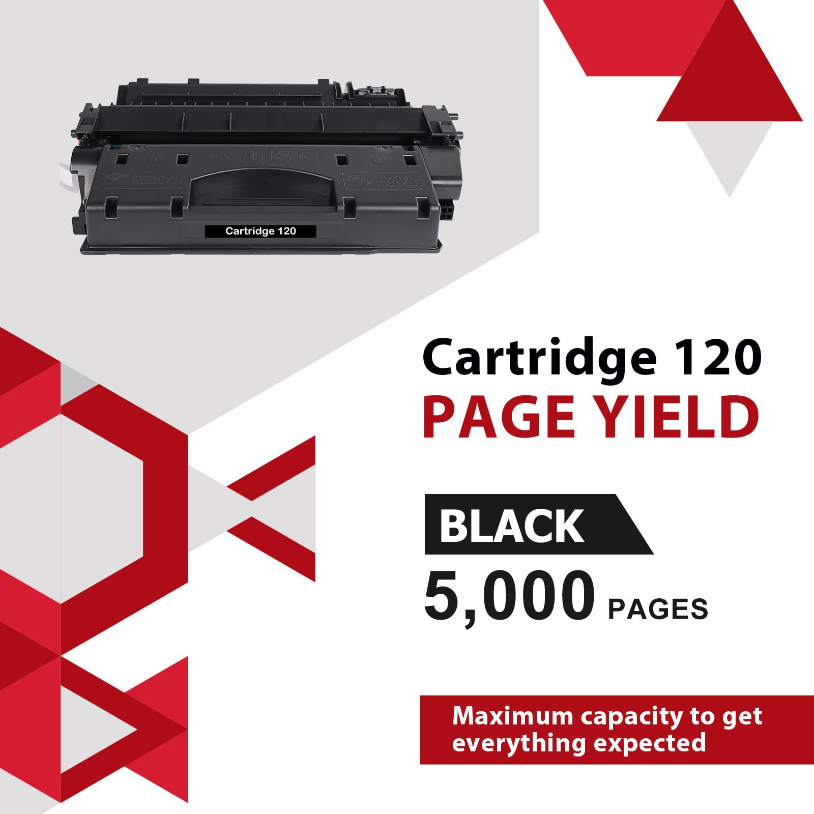 Amazon.com: 120 Toner Cartridge Black High Yield 4-Pack CRG-120