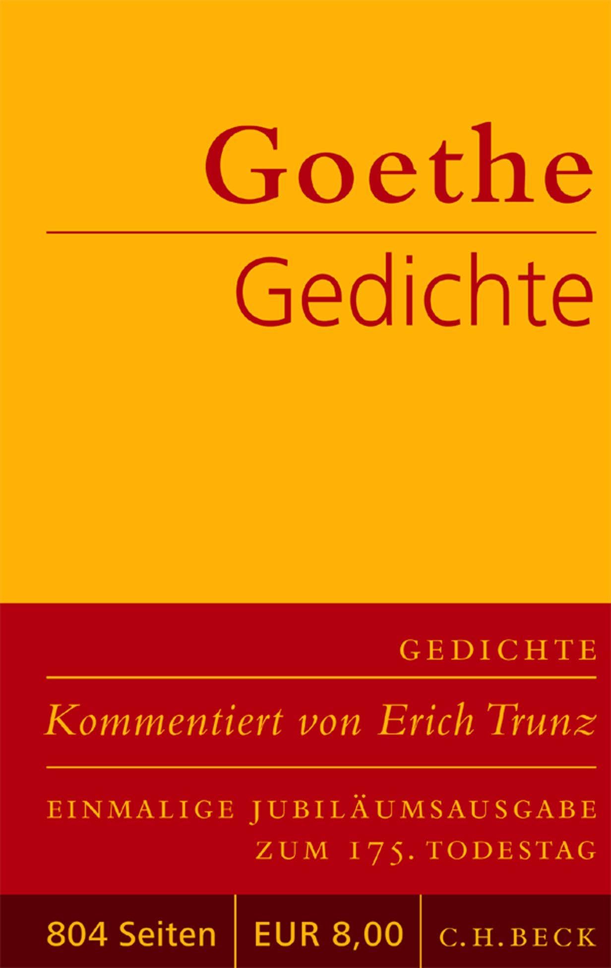 Gedichte: Jubiläumsausgabe zum 175. Todestag