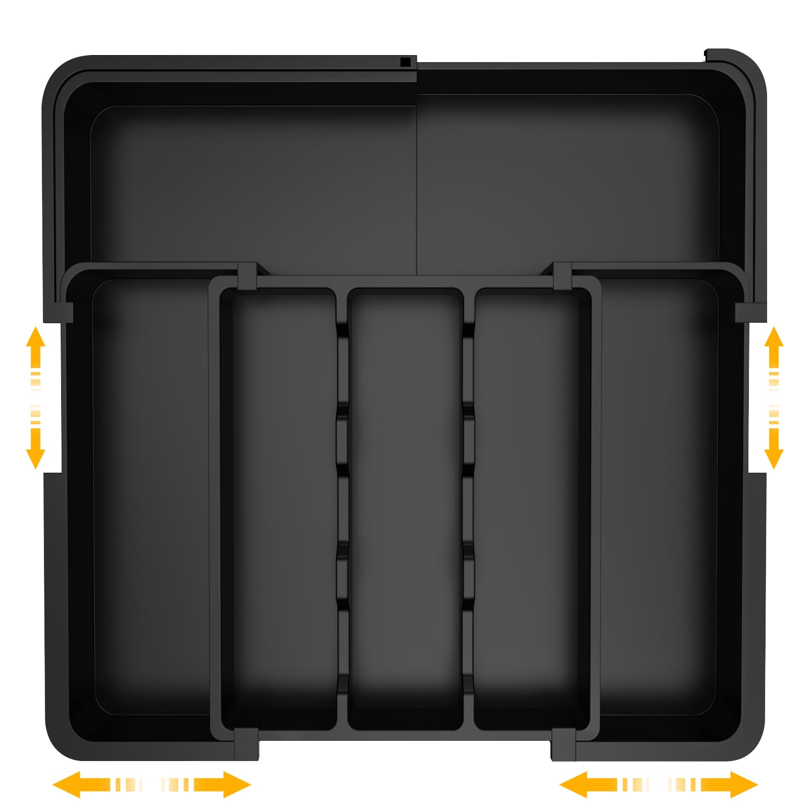 Lifewit Portaposate da Cassetto Grande, Espandibile da 53,3 a 91,4 cm di Larghezza, Porta Posate Cucina Cassetto, Organizer Cucina in Bambù per Posate, Cucchiai, Forchette, Coltelli, Naturale