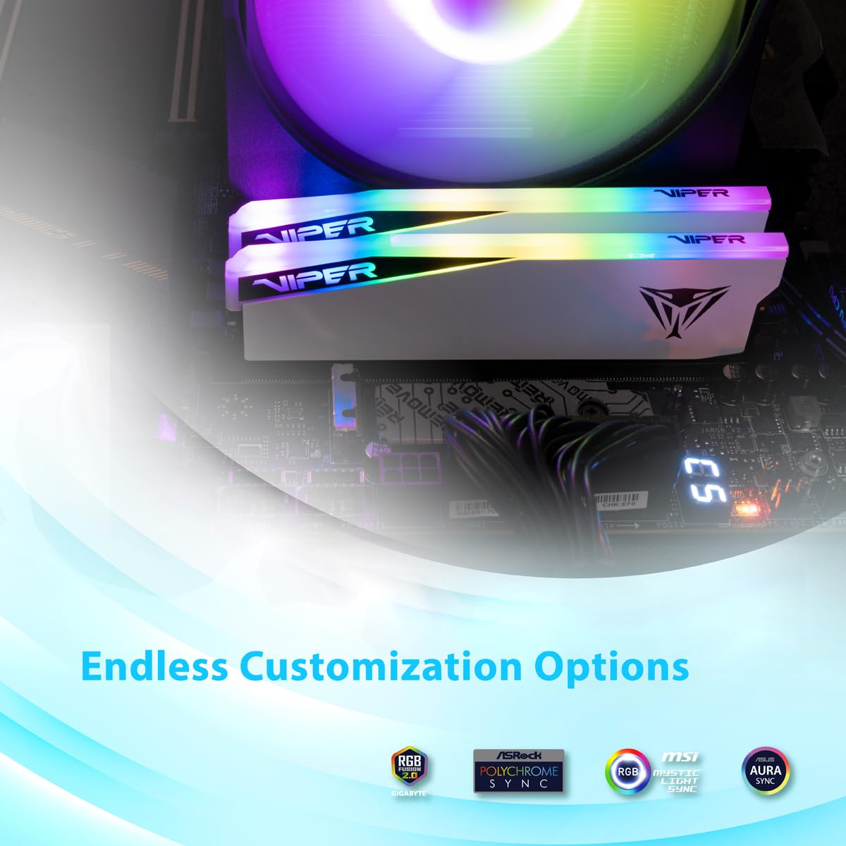 メモリー Patriot Viper Elite 5 DDR5 16GB 6000MT/s Amazon.com: Patriot Memory Viper Elite 5 RGB DDR5 RAM 16GB (1X16GB