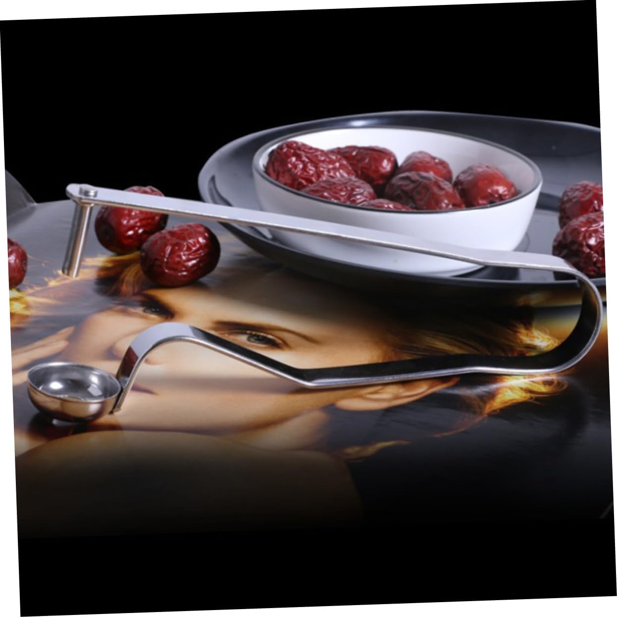 6pcs Red Dates Core Remover Jujube Pitter Tool for Effortless Fruit Pitting Essential Kitchen Gadget for Easy Date Preparation