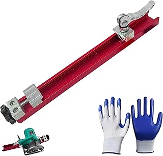 Circular Saw Guide Rail Fits 12" Saw Base, Adjustable Cutting Machine Base Guide for Woodworking, Designed for Precision Cutting and Milling Tasks (360mm)