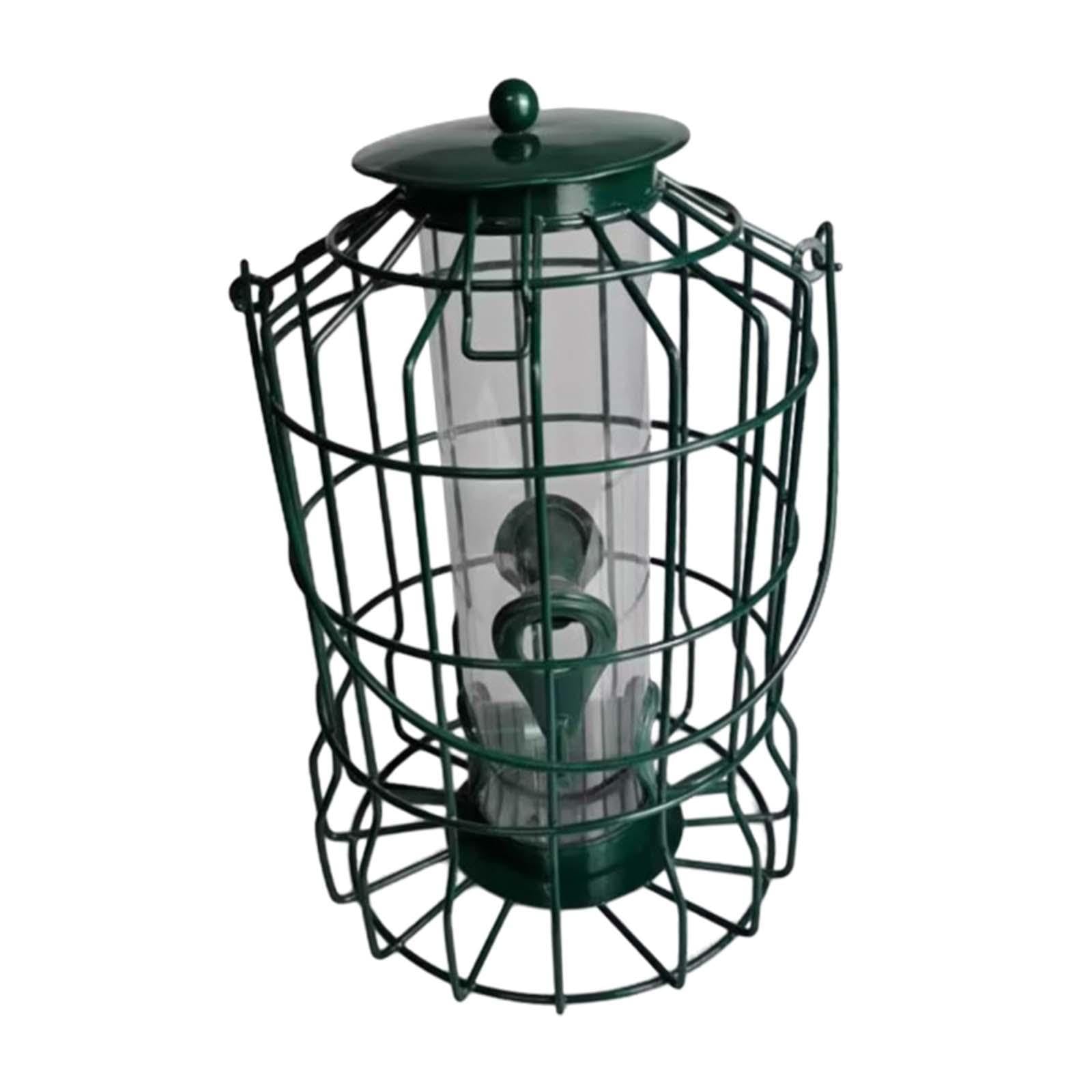 F Fityle Muliera per Uccelli in sospeso in Gabbia in Metallo 18x26 cm Accessori per Gli osservatori degli Uccelli Assemblaggio rapido con 2 Porte di