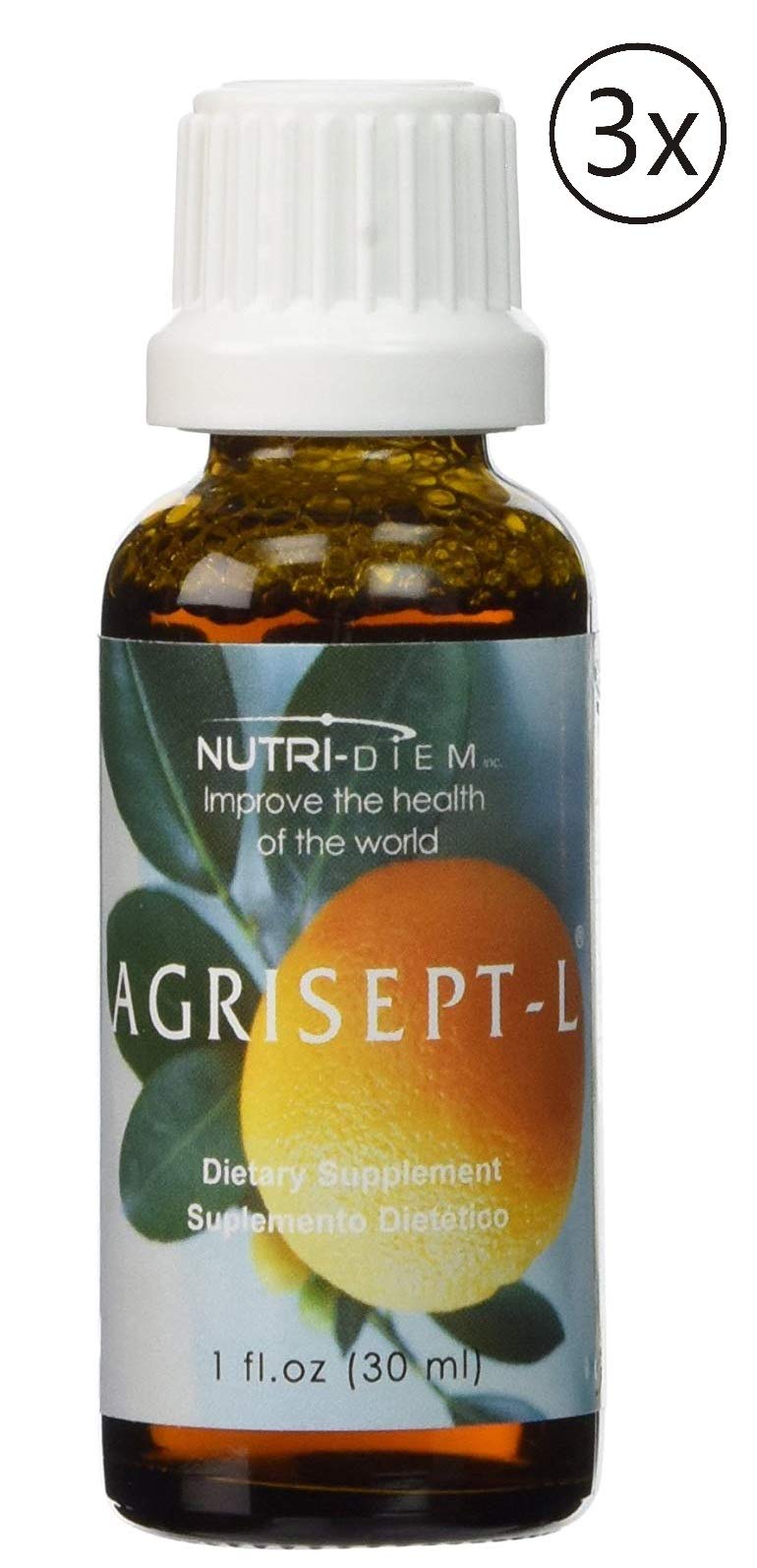 Agrisept - L Antioxidant Boost The Effectiveness of Your Weight Loss Program Easy and Fast to Loss Your Weight 3 Bottles