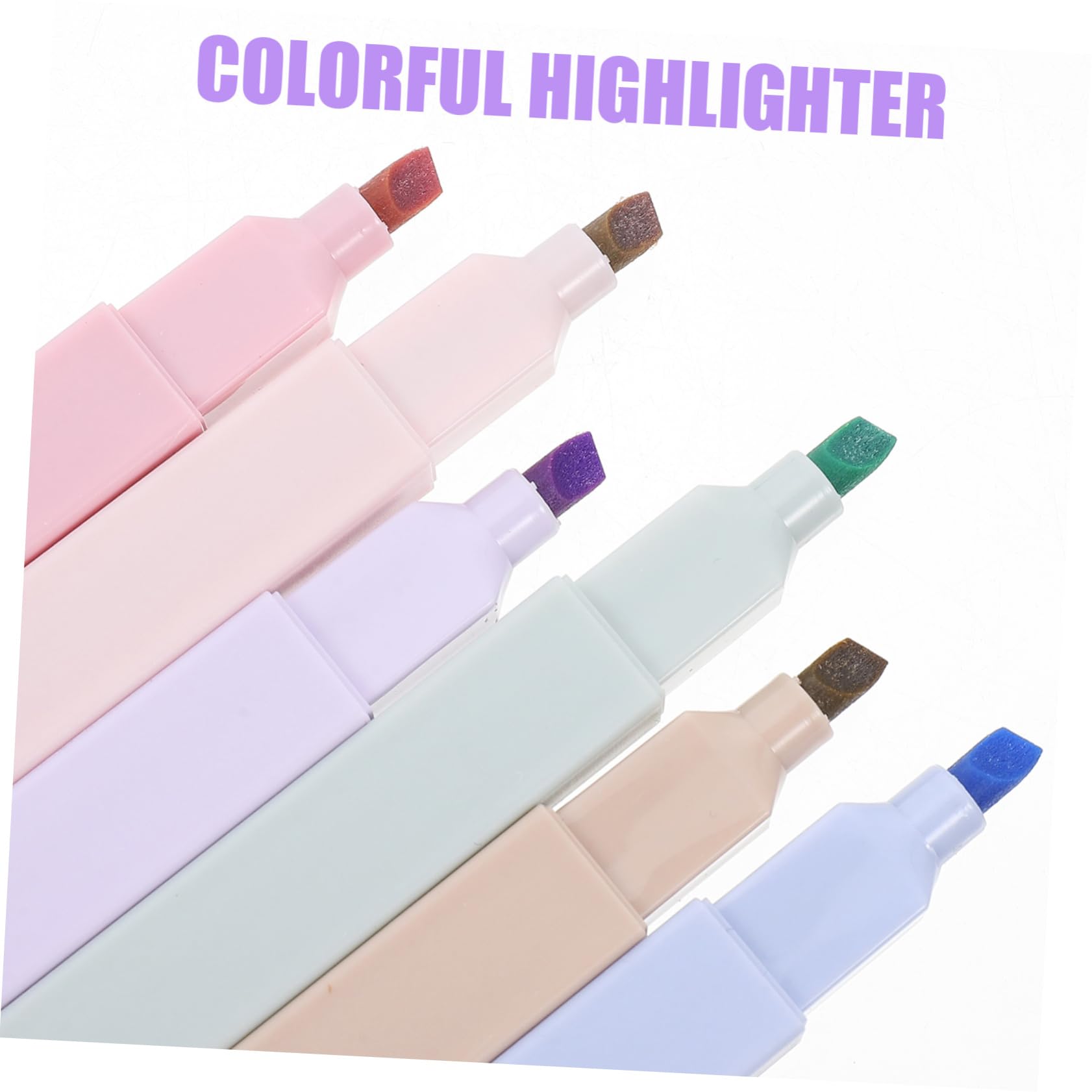 STOBOK 18stücke Große Marker Pens Dekorative Highlighter Für Studenten Weichspitzige Markierstifte Verschiedenen Farben Für Schule Büro Und Kreative Projekte