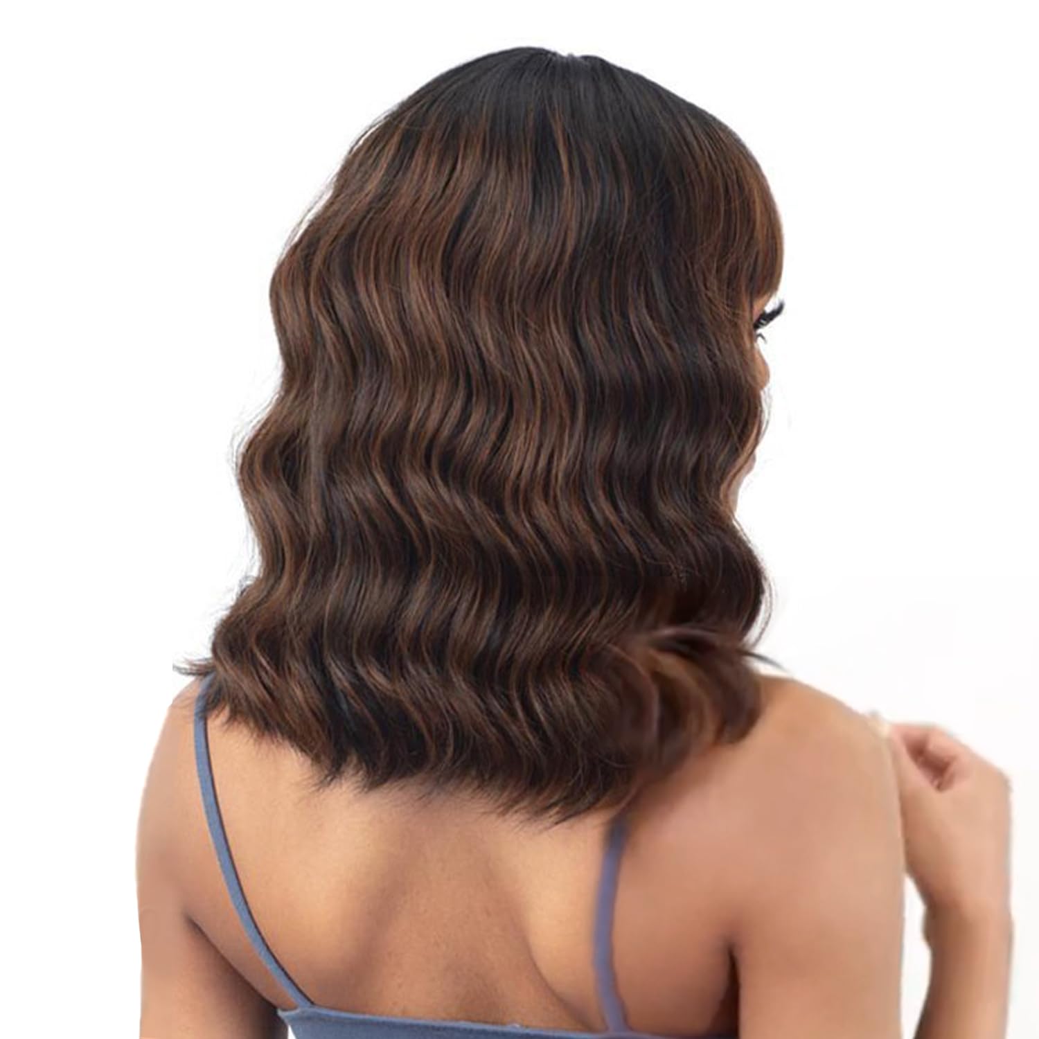 Model Model Human Hair Blend Wig Clair BB-005 (GREY)