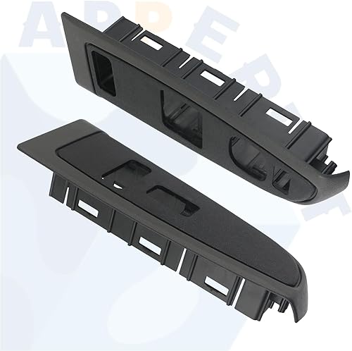 Miniatura 8 de Cubierta de bisel para interruptor de ventana, color gris, compatible con Chevy Chevrolet Avalanche Silverado Suburban Tahoe, GMC Sierra Yukon,