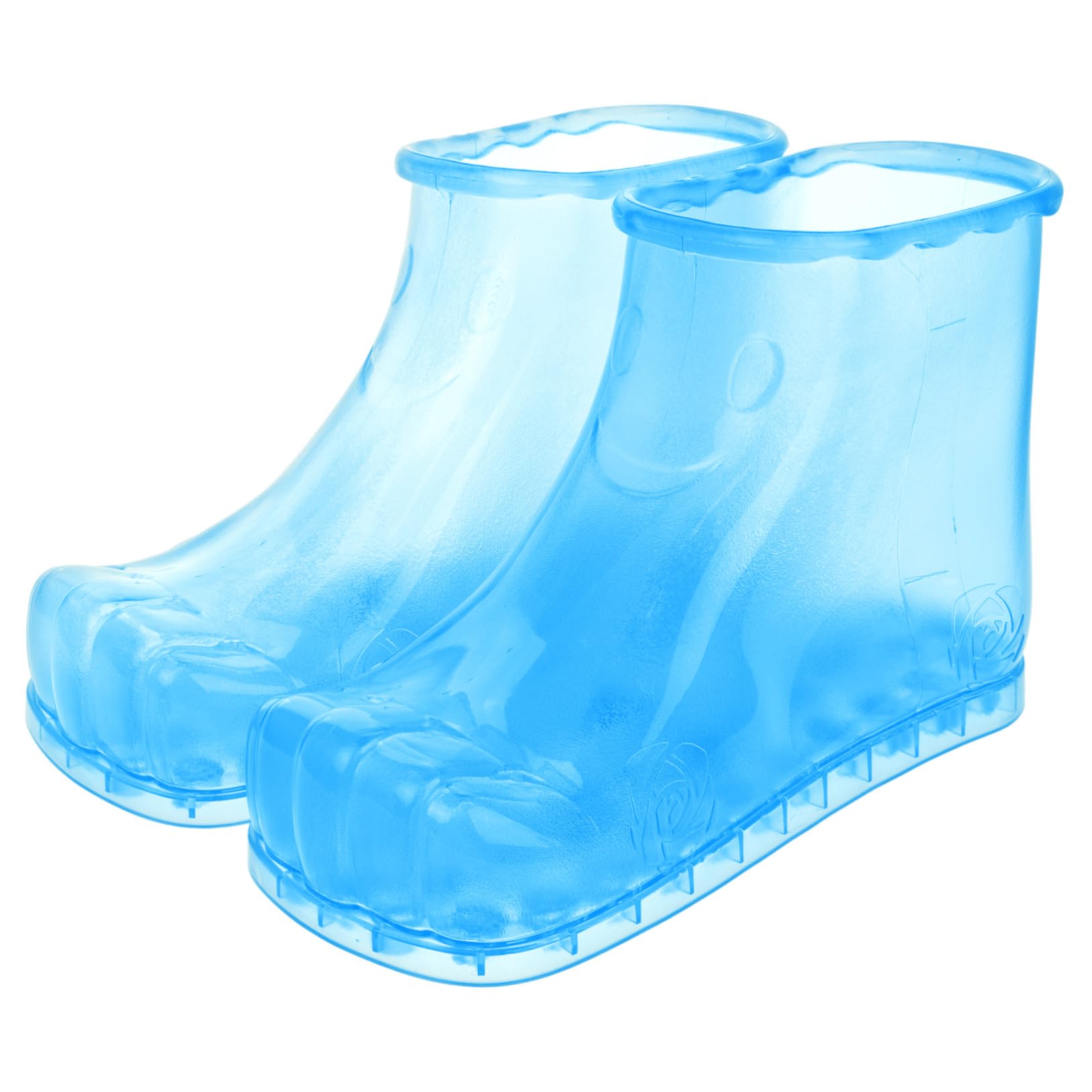 LIFKOME Zapatos para Baño de Pies Azules con Masaje Cubeta Portátil para Remojo y Lavado Botas de Pedicura Antideslizantes para Familiar Casa