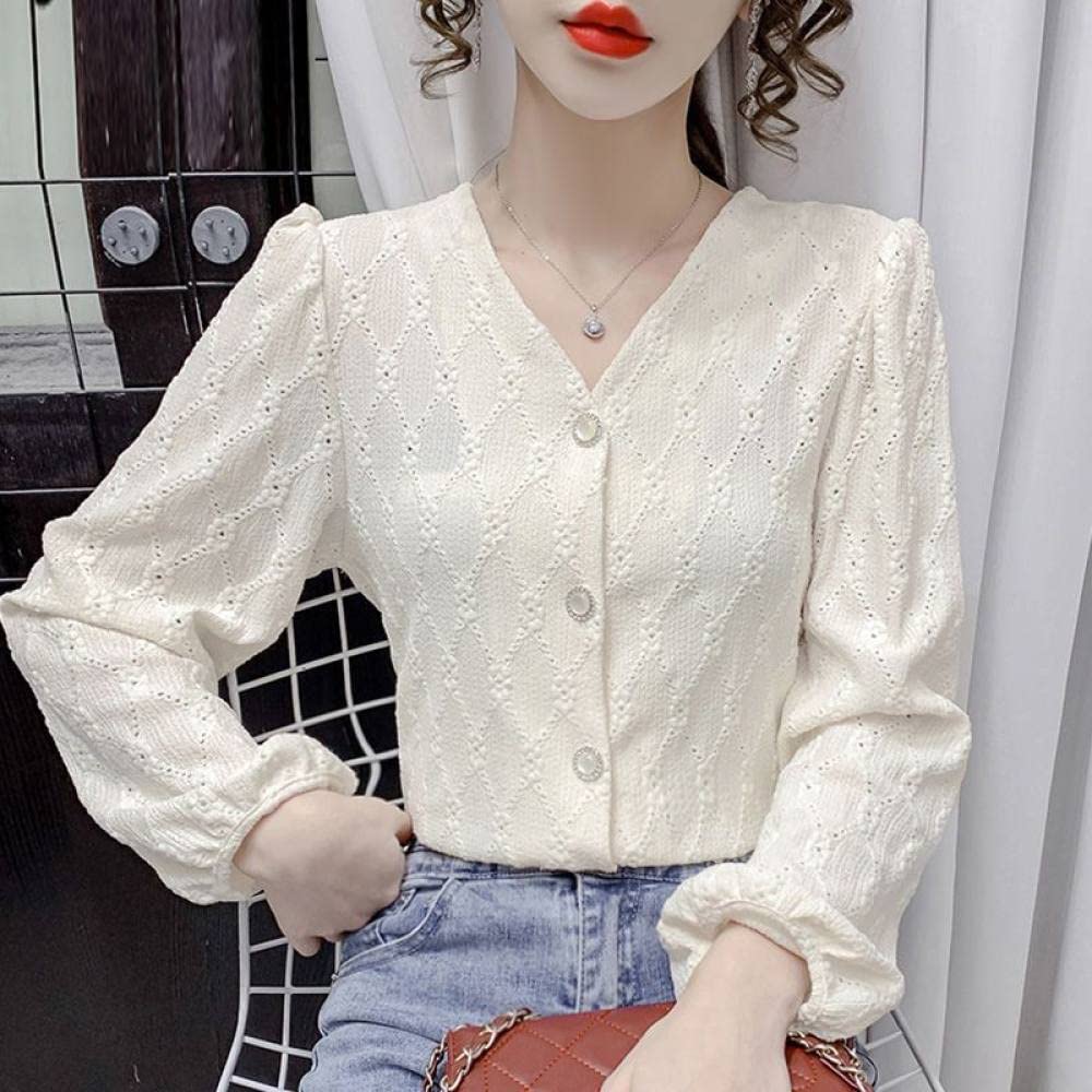 HGJH Strickjacken Für Damen,Damen Aprikosenspitze Shrug Tops Elegante Langarm Strickjacke Vorne Offen Bauchfreie Tops Schulterjacke Schiere Bolero Lässige Abendjacke Cover Ups Für Elegante Frauen
