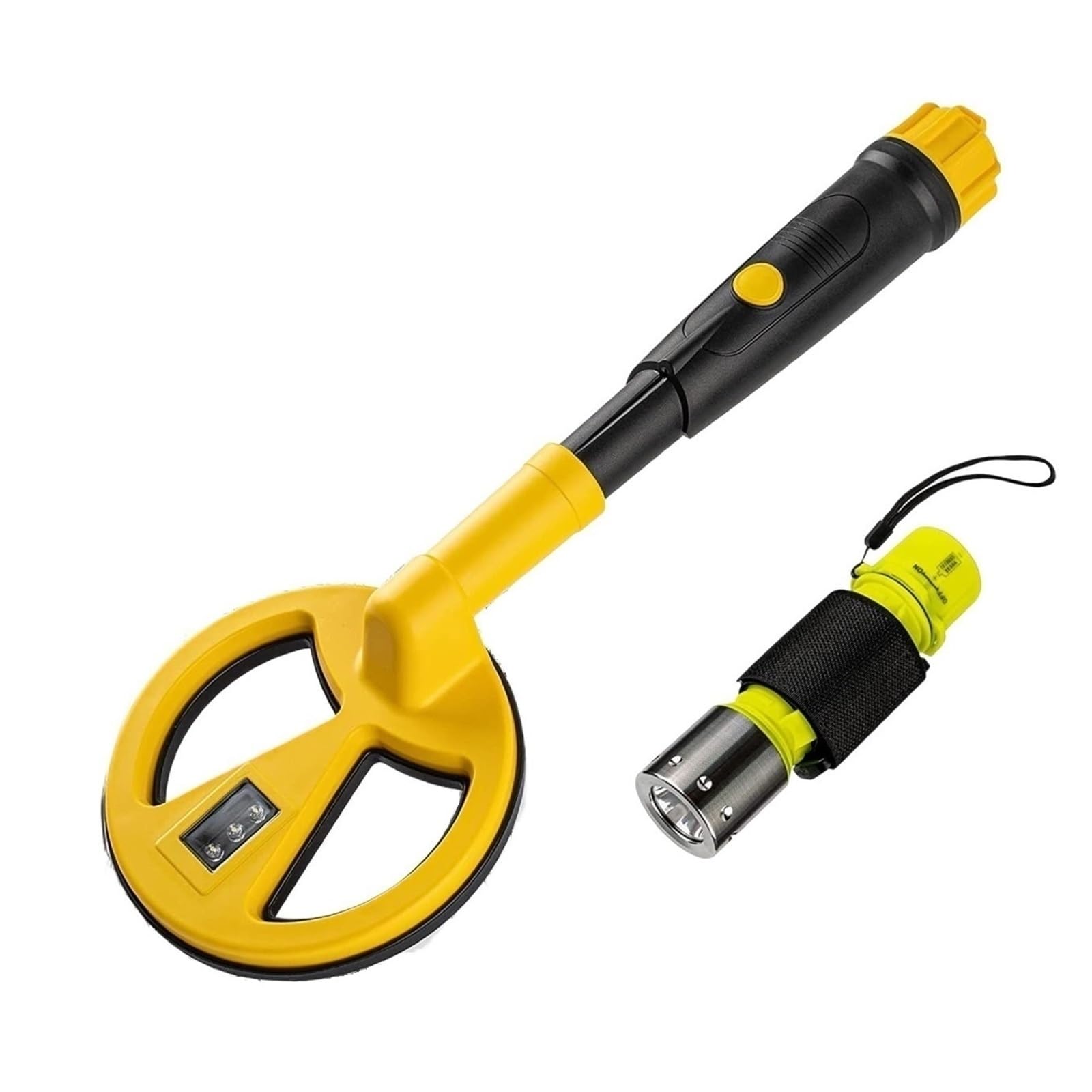 Détecteur d'or portatif étanche avec alarme LED et vibrations