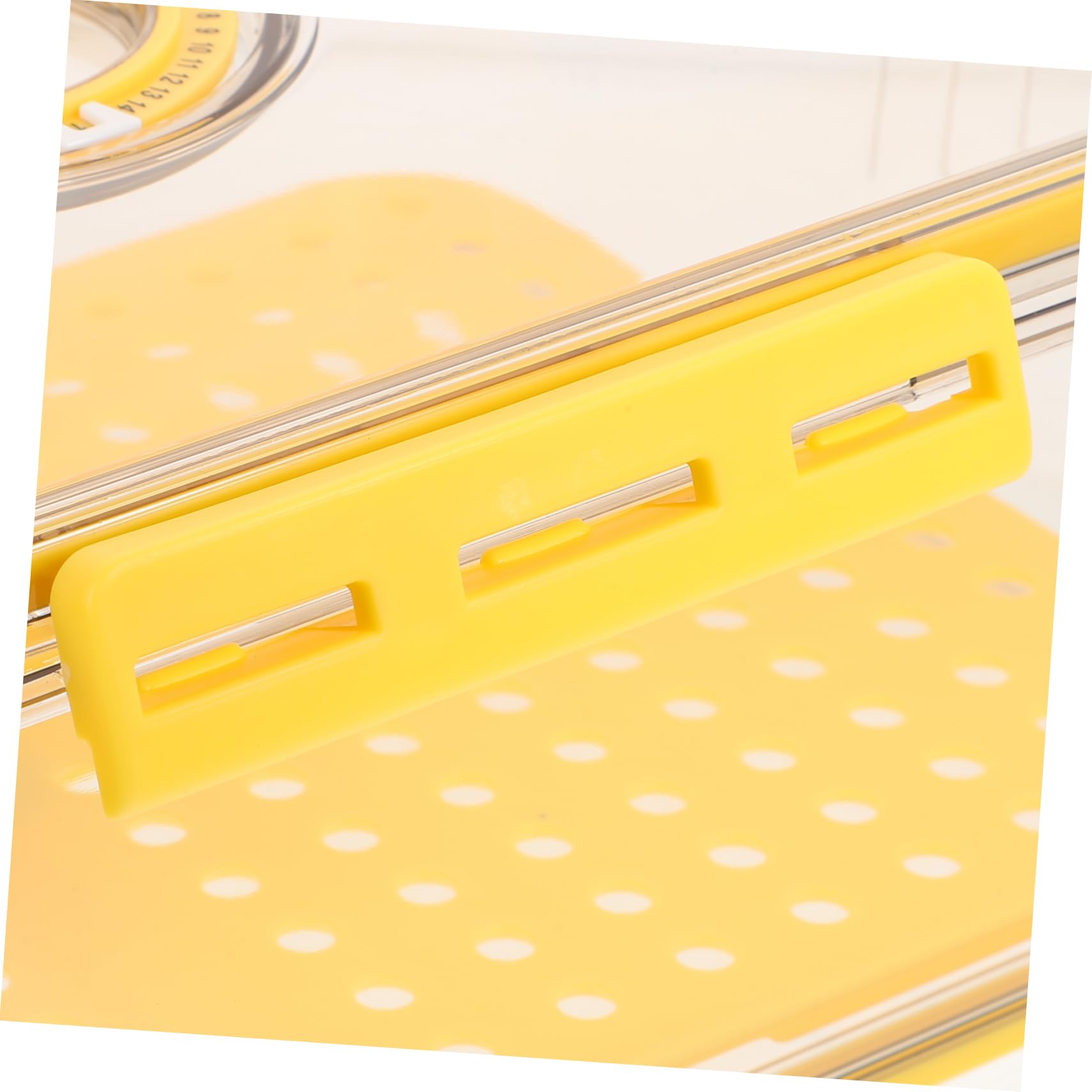 Cabilock Caja Pan Con Tapa Cerradura Sellada Para Refrigerador Almacenamiento De Alimentos Fácil De Limpiar