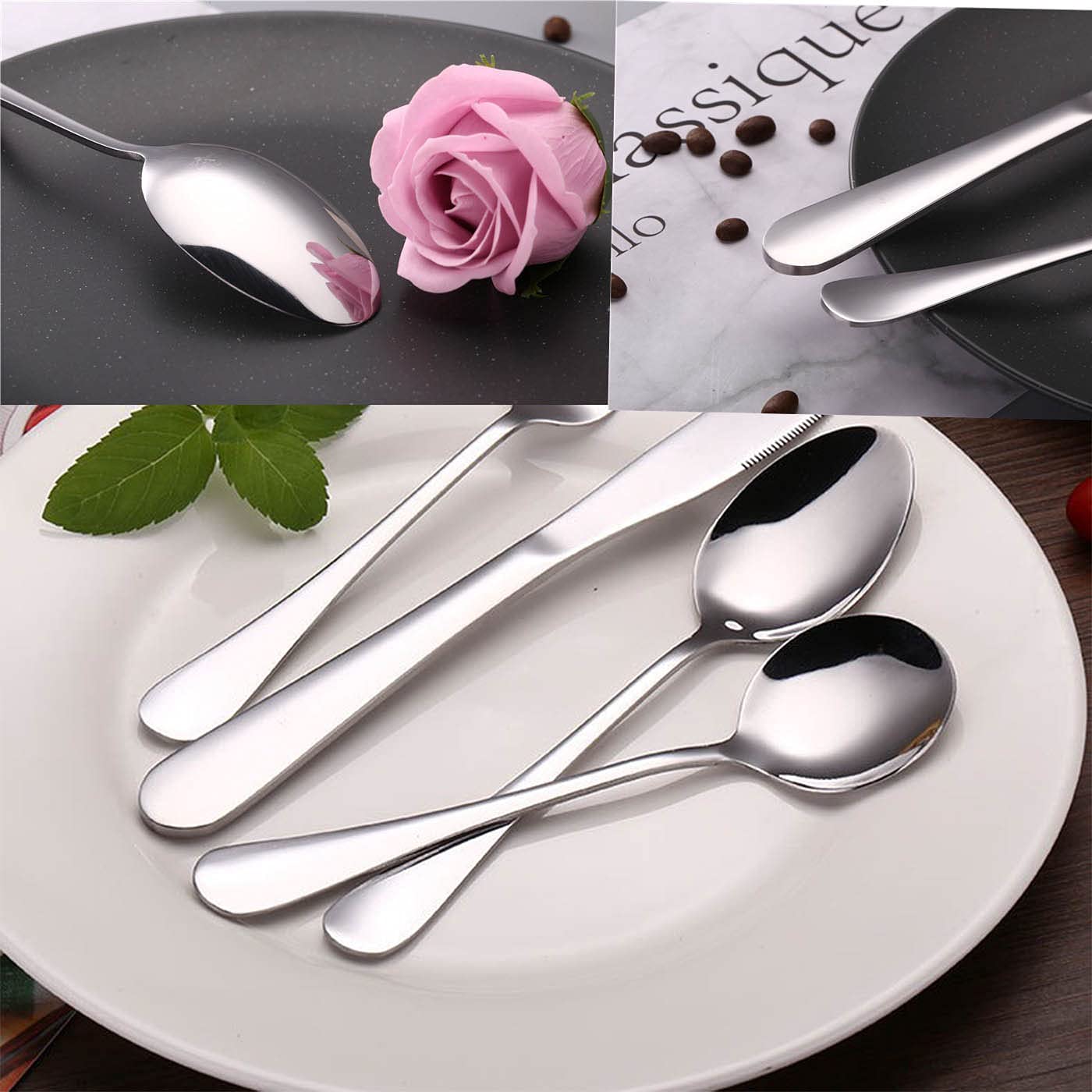 Berglander 12pcs Soup Spoons, Stainless Steel Soup Spoon, Table Spoon, Cutlery S - Foto 10