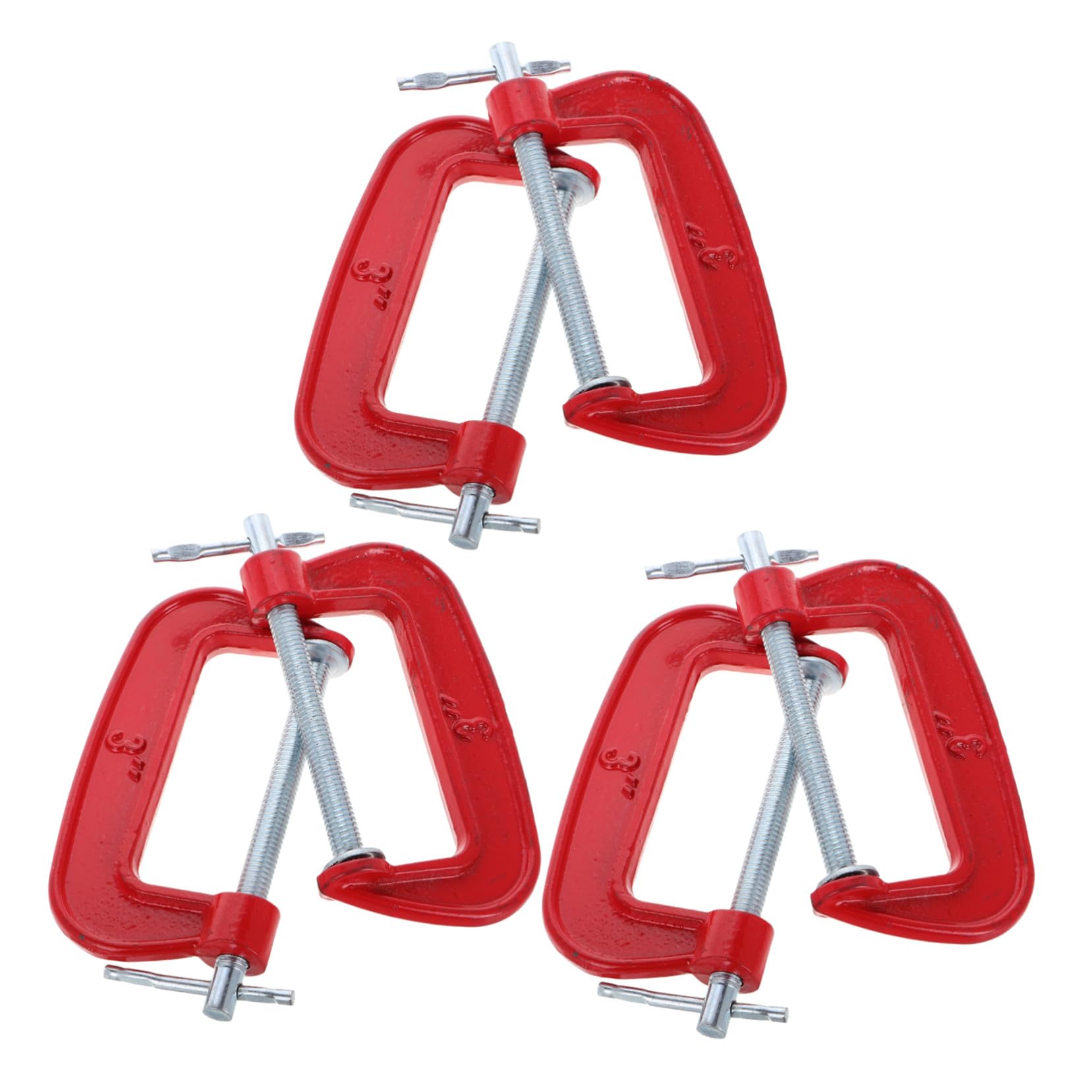 DOITOOL 6pièces Serre-joints C Robustes pour Travail Soudage Construction Charpentier